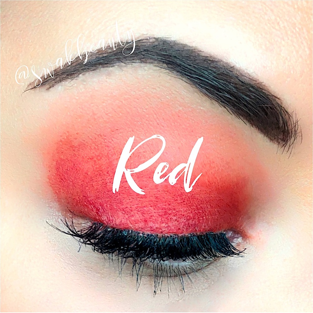 ShadowSense Red NEW Matte Vibrant Cream to Powder Long-Lasting Eyeshadow Vegan